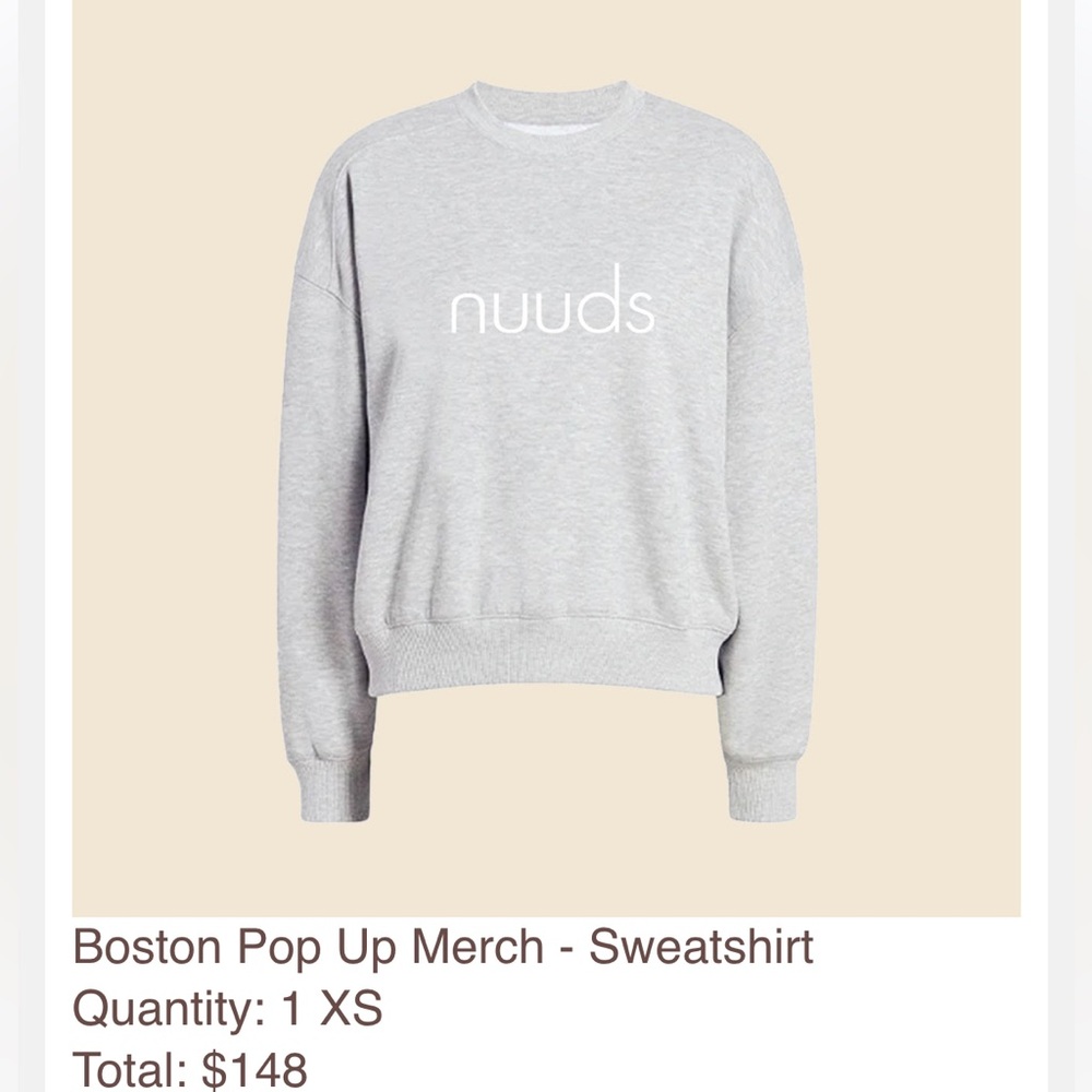 Nuuds Boston Pop Up Sweatshirt XS